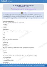 Đề thi giữa kì 1 Sinh 10 Chân trời sáng tạo - Đề số 7